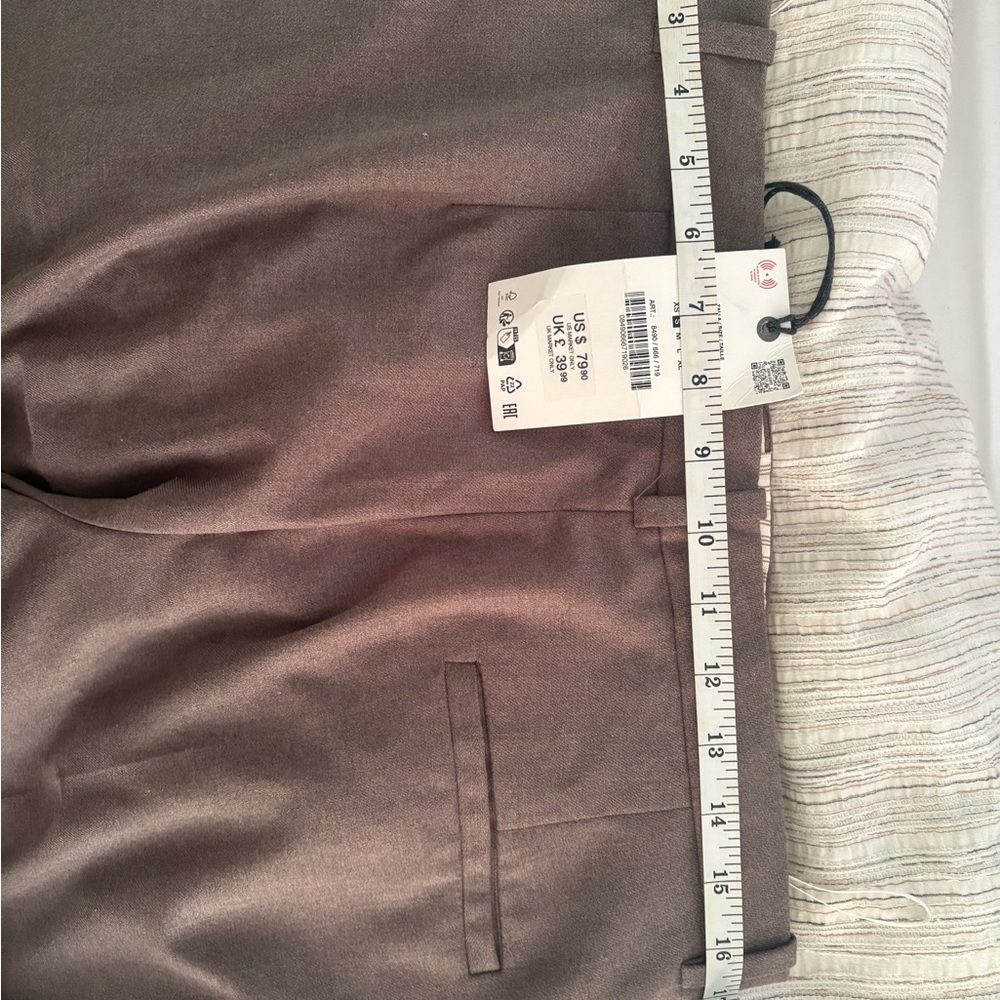 Zara Women's Wide Leg Brown Pants - Picture 14 of 14